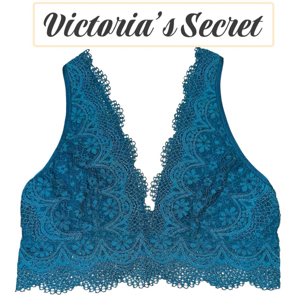 Victoria's Secret Teal Blue Lace Bras Collection